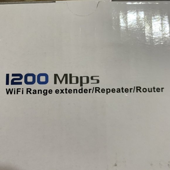 1200 Mbps WiFi Range Extender Repeater Router Model AC1200M - White - Picture 5 of 7